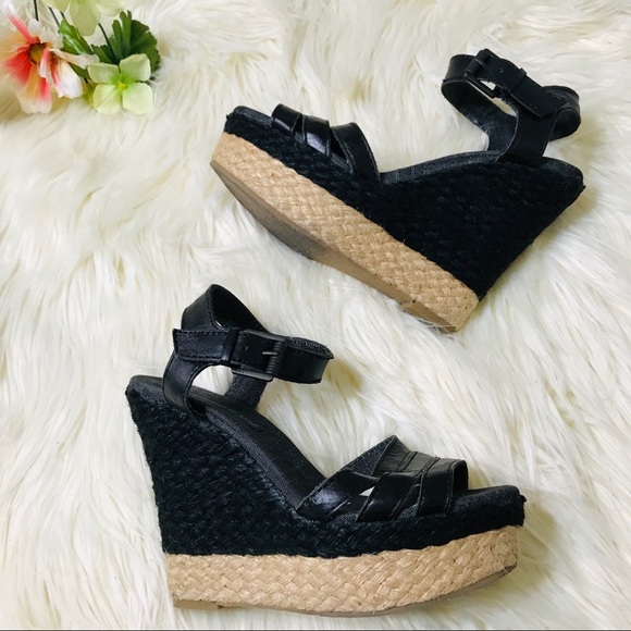 Calvin Klein wedge platform sandals size 39.5 mat - Picture 2 of 8